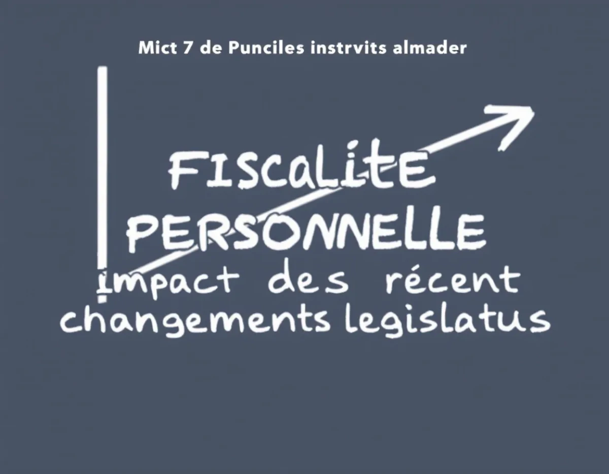 Fiscalité Personnelle : Impact des Récents Changements Législatifs
