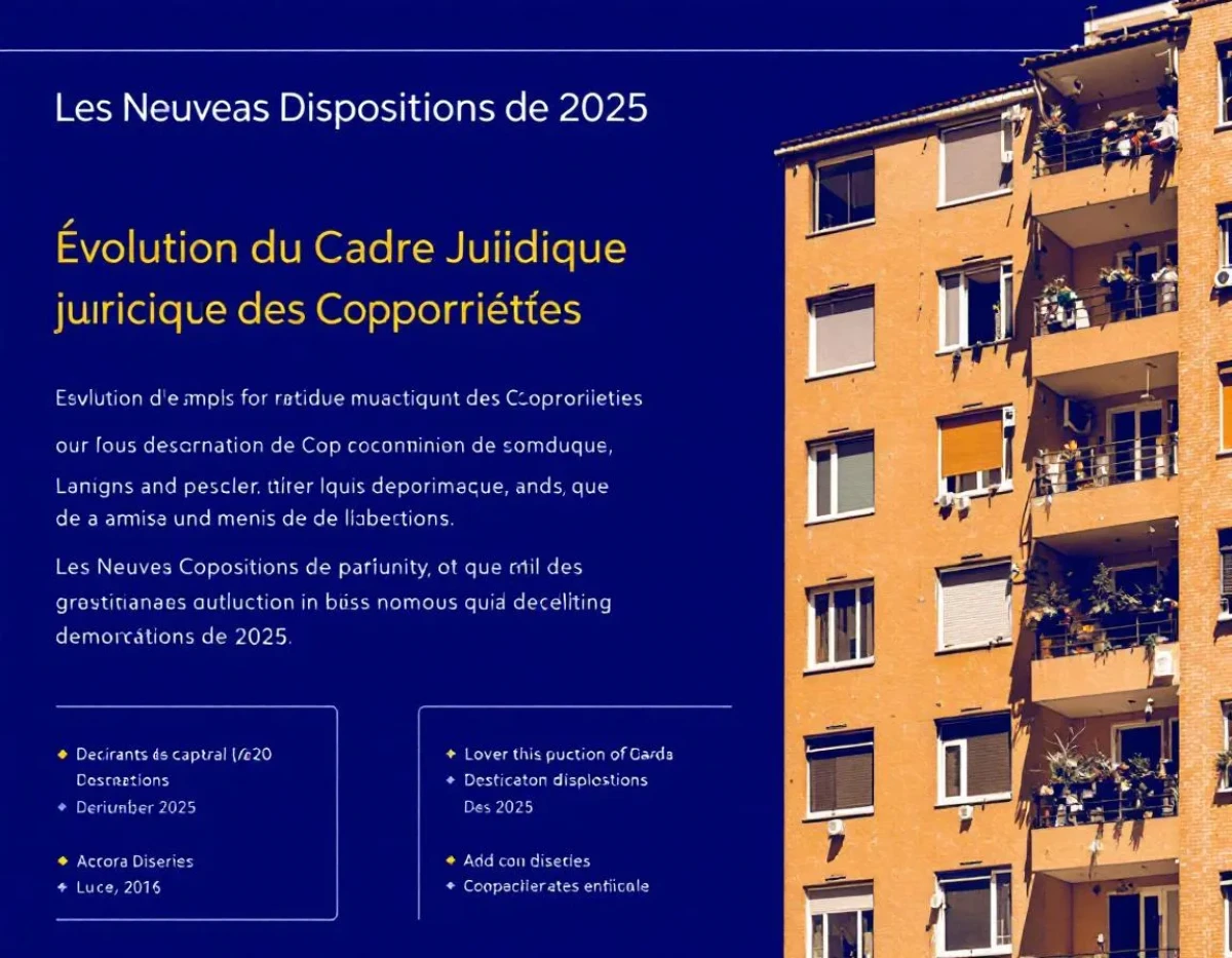 Évolution du Cadre Juridique des Copropriétés : Les Nouvelles Dispositions de 2025