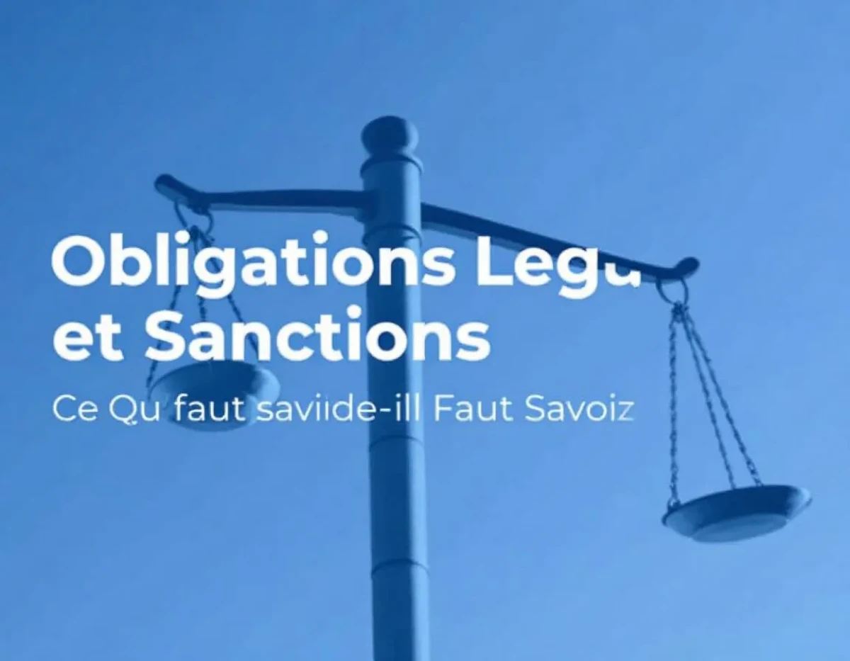 Obligations Légales et Sanctions : Ce Qu'il Faut Savoir