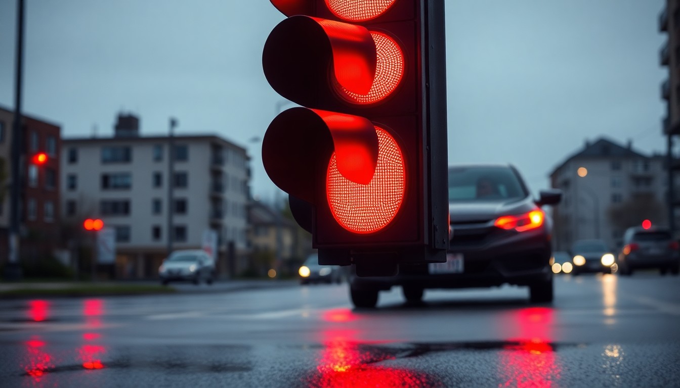 Comment griller un feu rouge peut impacter votre prime d'assurance